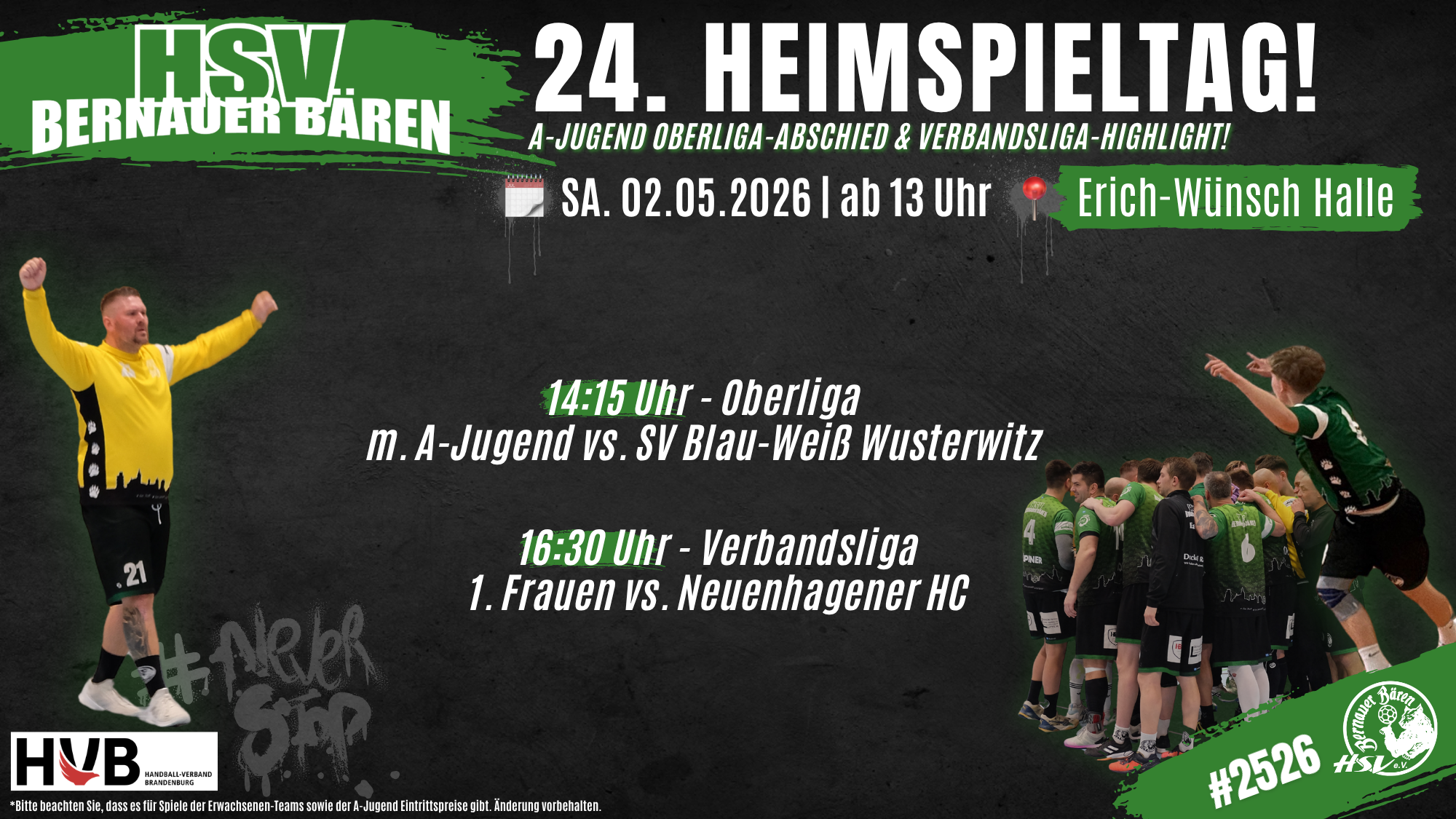 Heimspiel 02.05